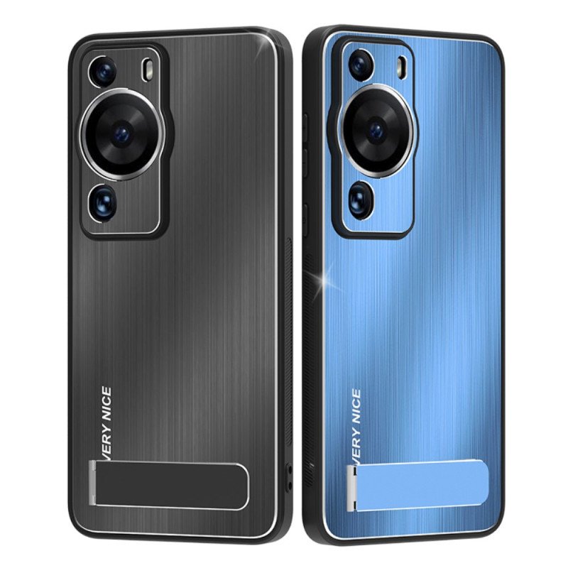 Skal Huawei P60 Pro Borstad Aluminium Med Stöd