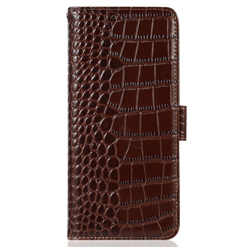 Fodral Huawei Mate 50 Pro Crocodile Style Rfid