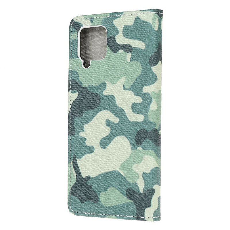 Fodral Samsung Galaxy A42 5G Militärt Kamouflage