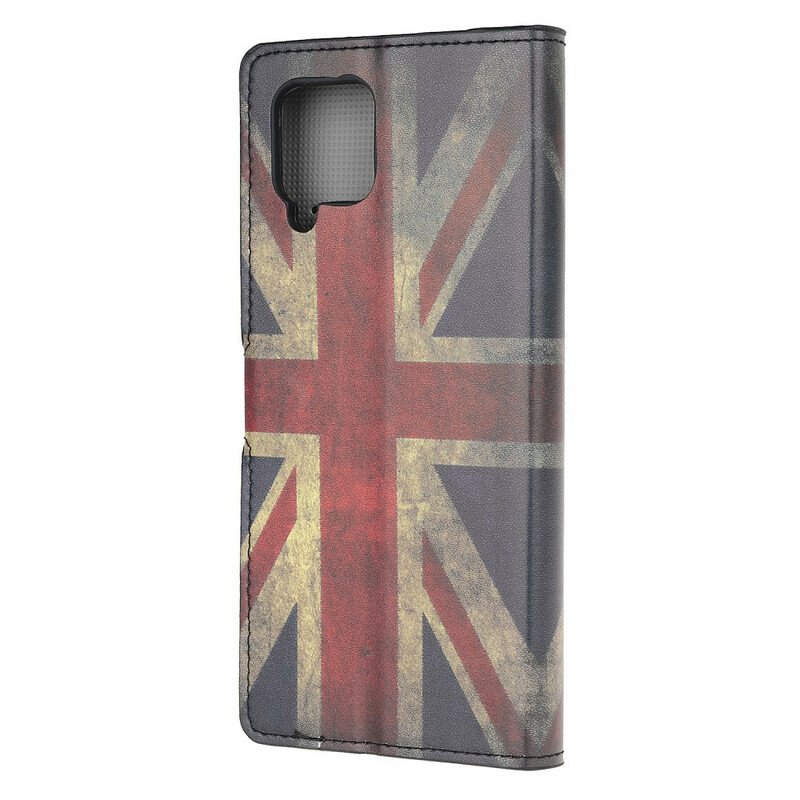 Folio-fodral Samsung Galaxy A42 5G Englands Flagga