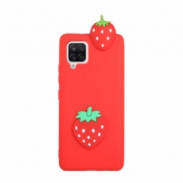 Skal Samsung Galaxy A42 5G 3d Strawberry