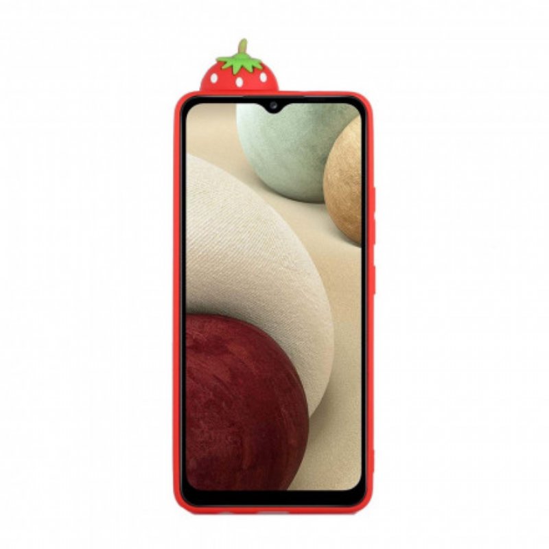 Skal Samsung Galaxy A42 5G 3d Strawberry