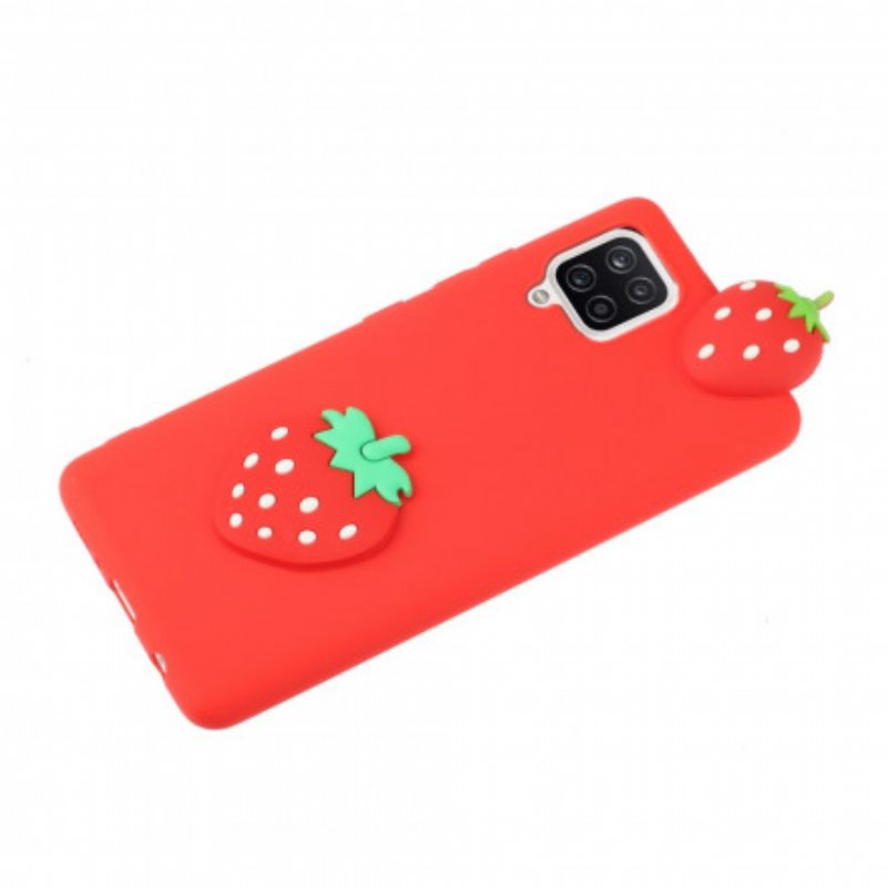 Skal Samsung Galaxy A42 5G 3d Strawberry