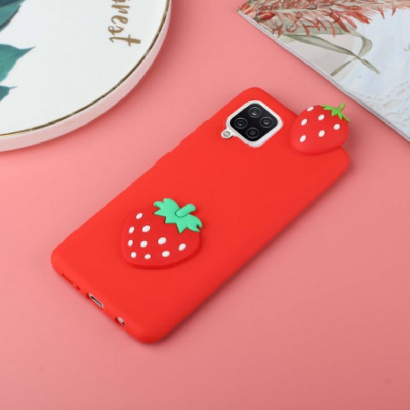 Skal Samsung Galaxy A42 5G 3d Strawberry