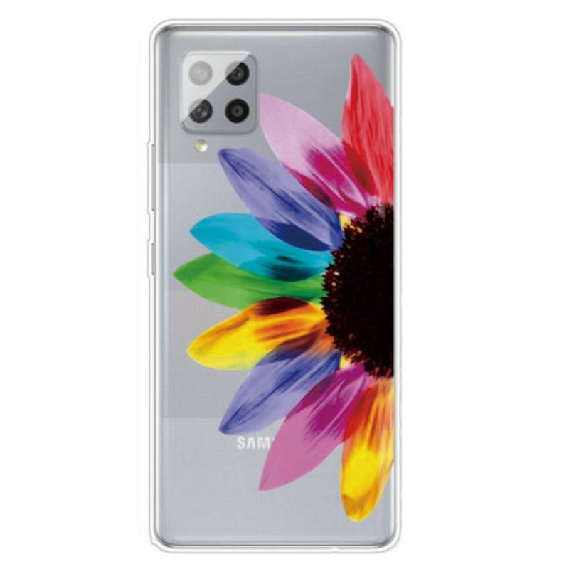 Skal Samsung Galaxy A42 5G Färgglad Blomma