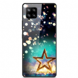 Skal Samsung Galaxy A42 5G Stjärna Härdat Glas