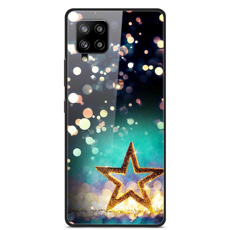 Skal Samsung Galaxy A42 5G Stjärna Härdat Glas