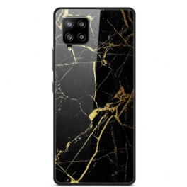 Skal Samsung Galaxy A42 5G Supreme Marble Härdat Glas