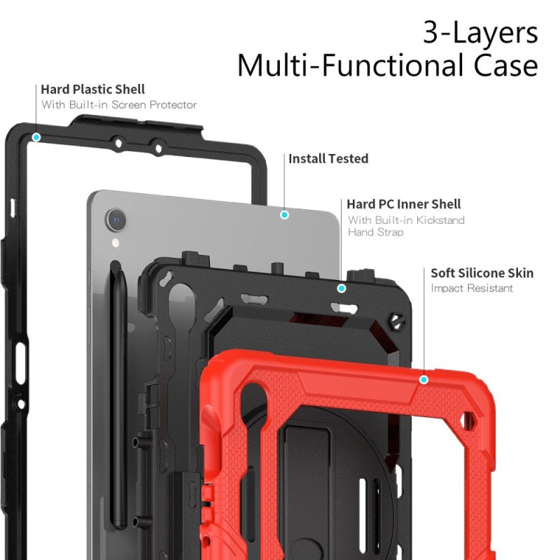 Skal För Samsung Galaxy Tab S9 Ultrabeständig Multifunktionell