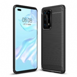 Skal Huawei P40 Pro Plus Borstad Kolfiber