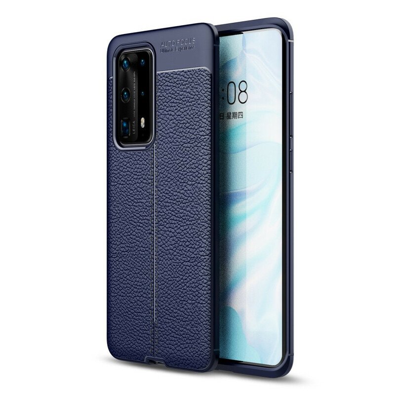 Skal Huawei P40 Pro Plus Flexibel Kolfiberstruktur