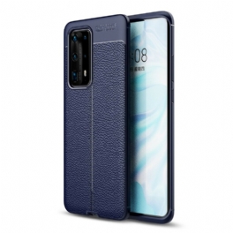 Skal Huawei P40 Pro Plus Flexibel Kolfiberstruktur