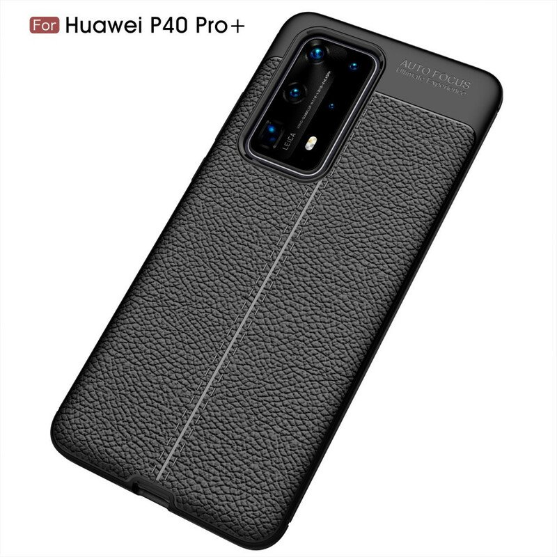 Skal Huawei P40 Pro Plus Flexibel Kolfiberstruktur