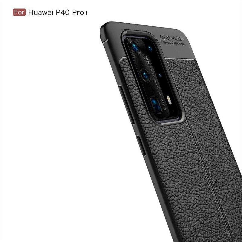 Skal Huawei P40 Pro Plus Flexibel Kolfiberstruktur