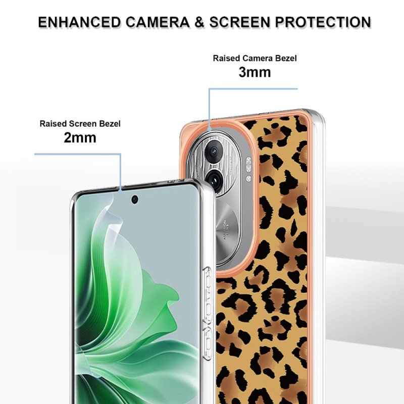 Skal Oppo Reno 11 Pro 5g Telefonfodral Leopardmönster