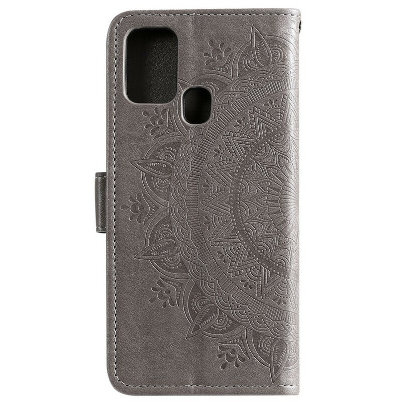 Folio-fodral Samsung Galaxy A21s Sol Mandala