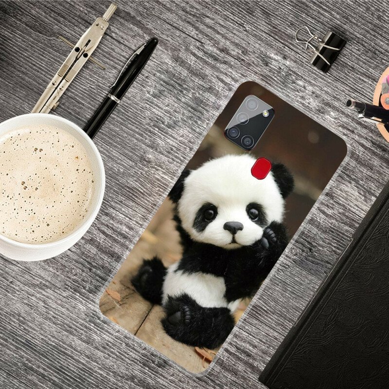 Skal Samsung Galaxy A21s Flexibel Panda