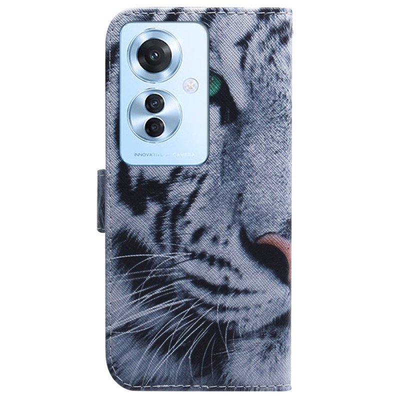 Fodral Oppo Reno 11f 5g White Tiger