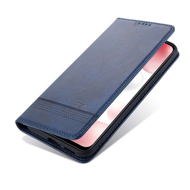 Folio-fodral Xiaomi Mi 10 Lite Läderfodral Azns Läder Styling