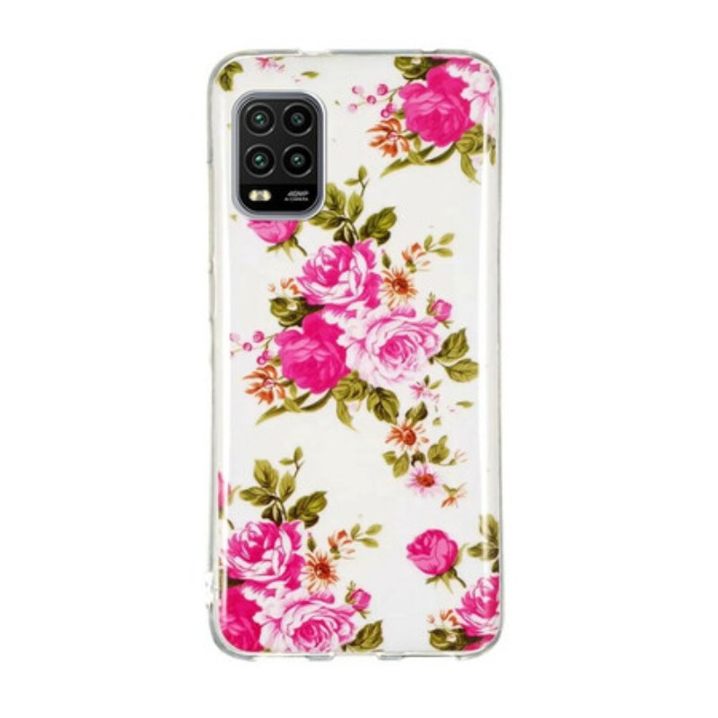 Skal Xiaomi Mi 10 Lite Fluorescerande Liberty Flowers