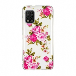 Skal Xiaomi Mi 10 Lite Fluorescerande Liberty Flowers