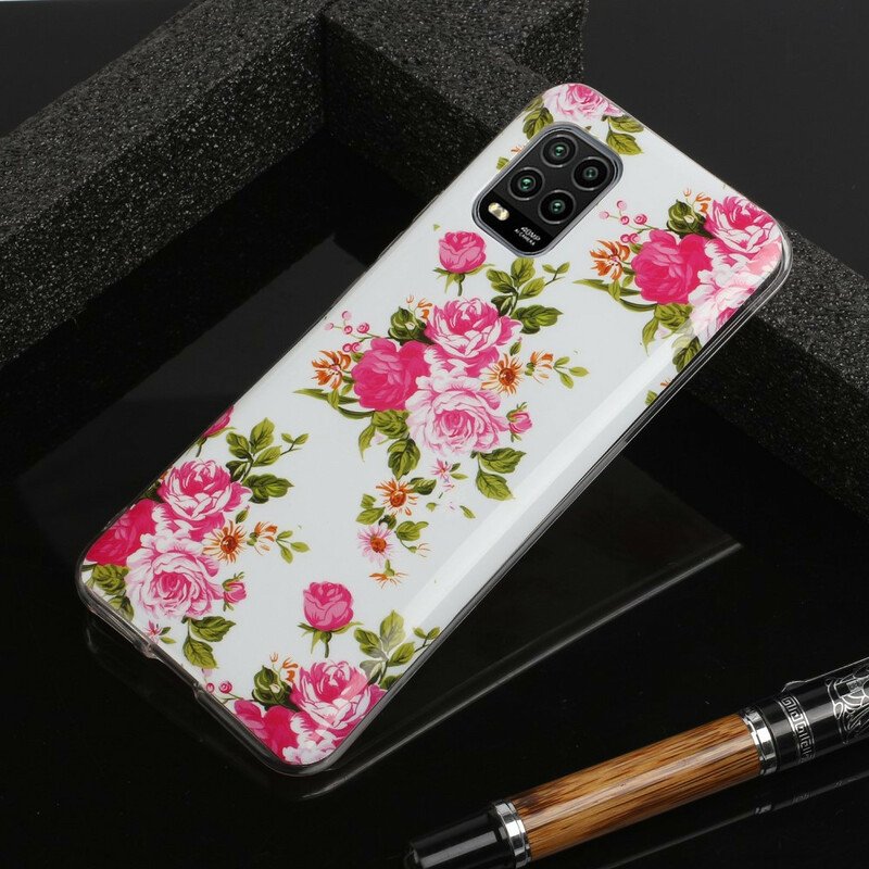 Skal Xiaomi Mi 10 Lite Fluorescerande Liberty Flowers