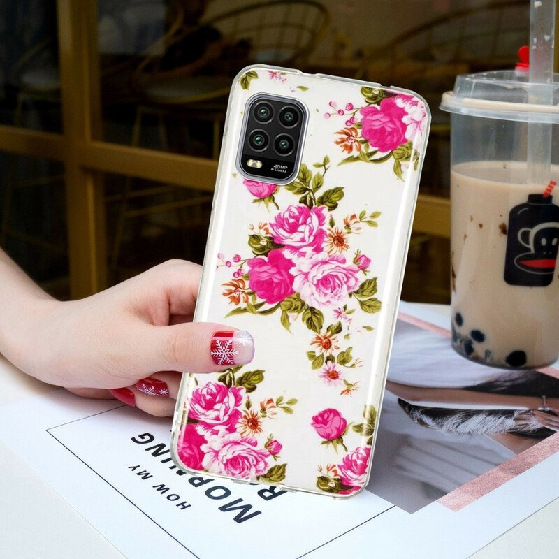 Skal Xiaomi Mi 10 Lite Fluorescerande Liberty Flowers