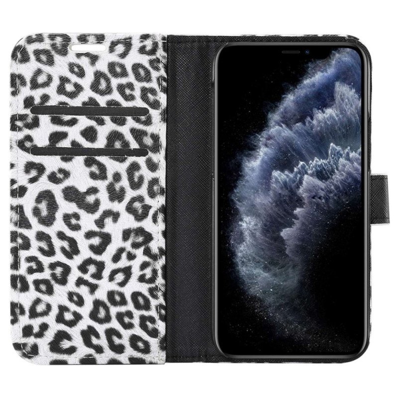 Fodral iPhone 14 Plus Leopard Hudstil