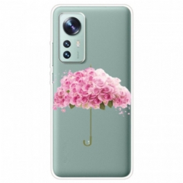 Mobilskal Xiaomi 12 / 12X Blommigt Paraply