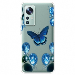 Mobilskal Xiaomi 12 / 12X Enchanted Butterfly Silikon