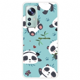 Skal Xiaomi 12 / 12X Silikon Gäng Panda