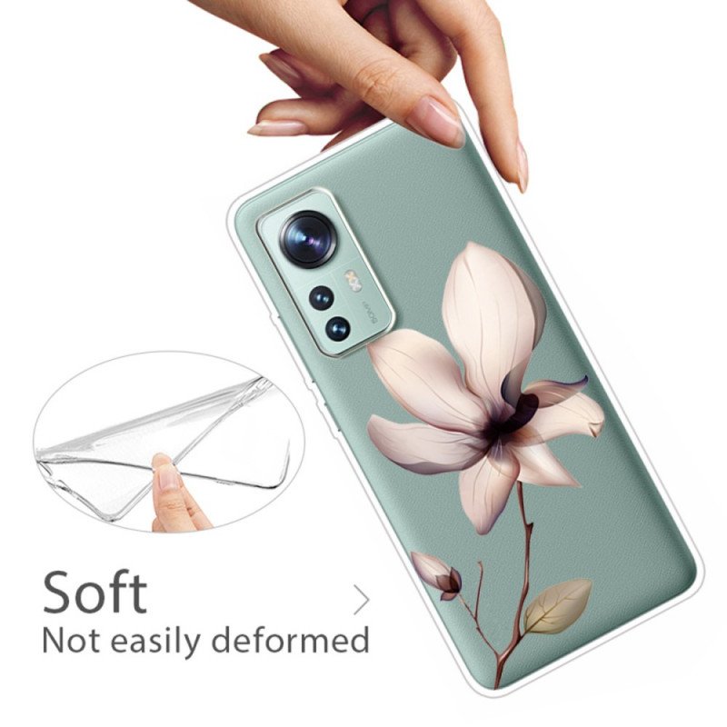 Skal Xiaomi 12 / 12X Transparent En Blomma