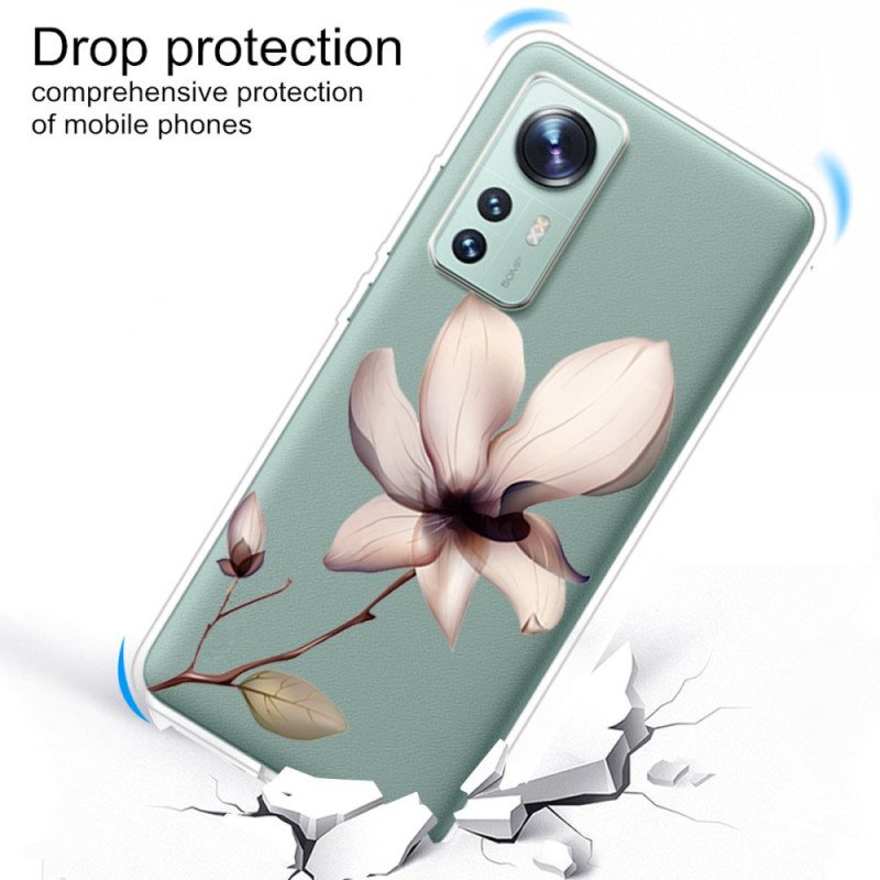 Skal Xiaomi 12 / 12X Transparent En Blomma