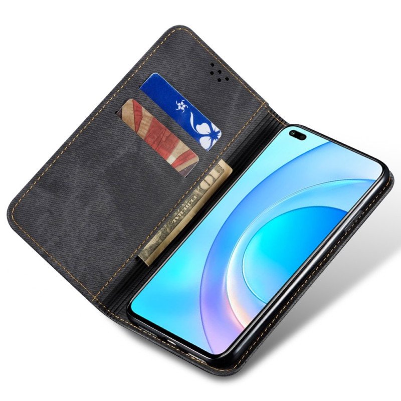 Folio-fodral Honor 90 Pro Läderfodral Jeanstyg