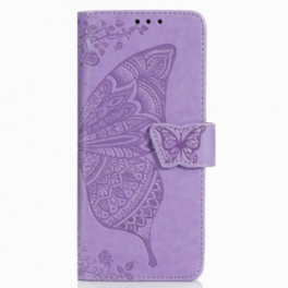 Fodral Samsung Galaxy Z Fold 3 5G Butterfly Design Med Lanyard