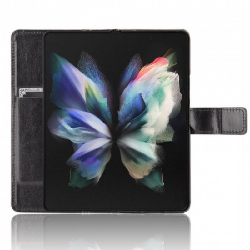 Fodral Samsung Galaxy Z Fold 3 5G Flashig Konstläder