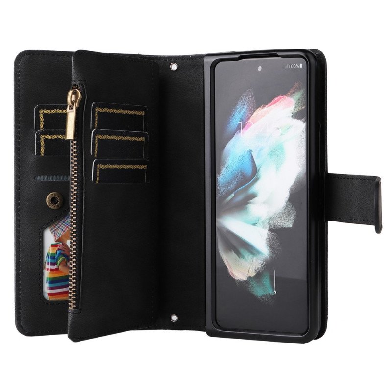 Fodral Samsung Galaxy Z Fold 3 5G Multifunktionsnit Och Band