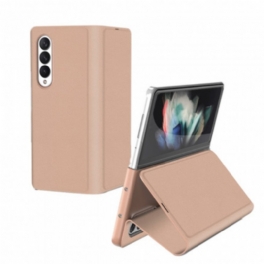 Folio-fodral Samsung Galaxy Z Fold 3 5G Läderfodral Ultrafin Gkk