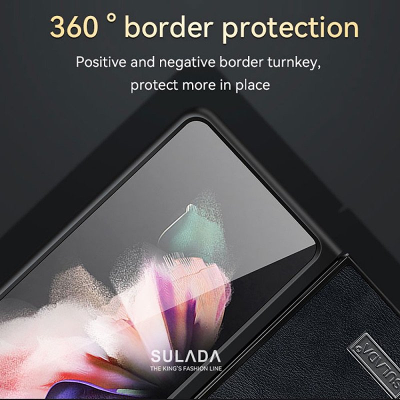 Mobilskal Samsung Galaxy Z Fold 3 5G Läder Sulada