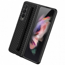 Mobilskal Samsung Galaxy Z Fold 3 5G Stylushållare I Kolfiber Gkk