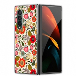 Skal Samsung Galaxy Z Fold 3 5G Blommig Gobeläng