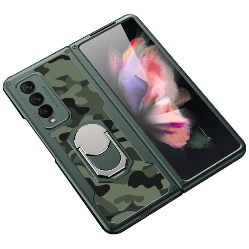 Skal Samsung Galaxy Z Fold 3 5G Camouflage Ring-support Gkk