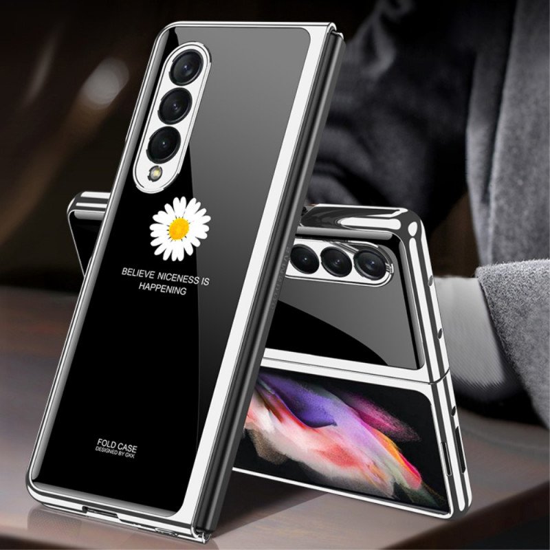 Skal Samsung Galaxy Z Fold 3 5G Daisy Härdat Glas Gkk