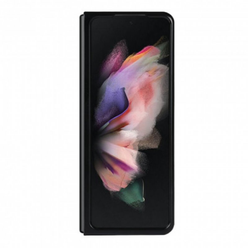 Skal Samsung Galaxy Z Fold 3 5G Litchi Läderställ