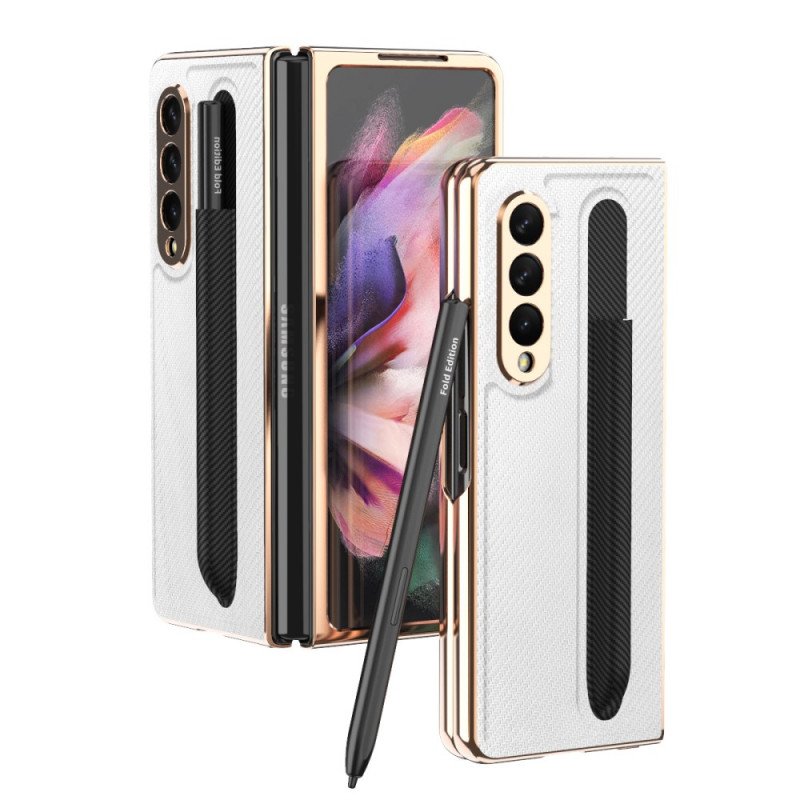 Skal Samsung Galaxy Z Fold 3 5G Skyddsfodral Skärmskydd Och Pennhållare