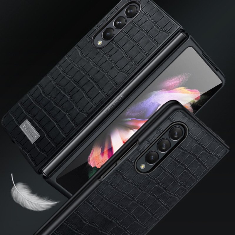 Skal Samsung Galaxy Z Fold 3 5G Stil Krokodilläder Sulada