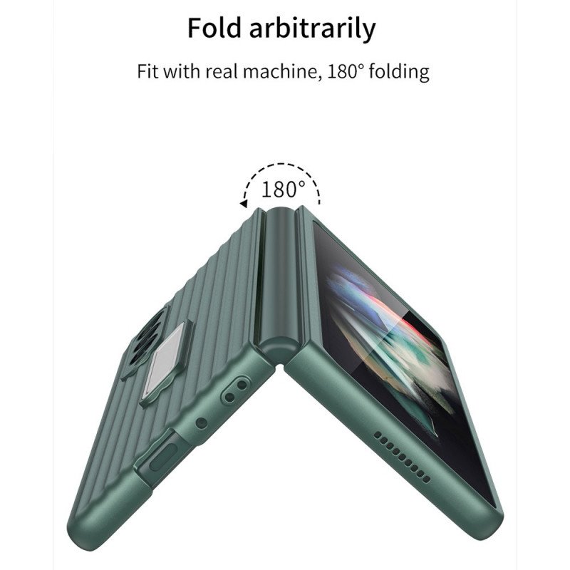 Skal Samsung Galaxy Z Fold 3 5G Strukturerad Baksida Och Skärmskydd Gkk