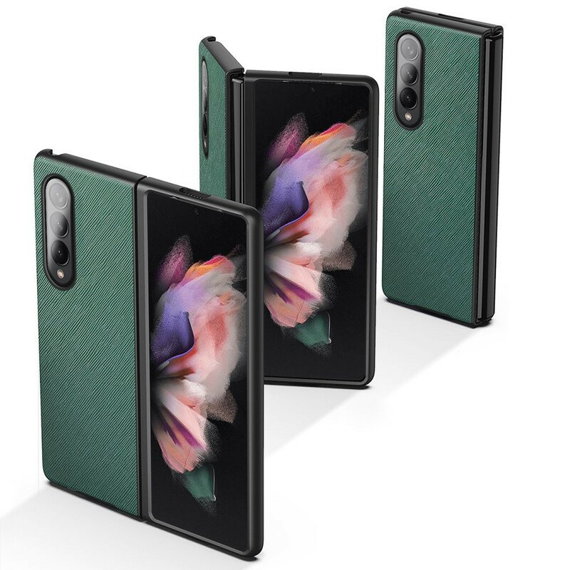 Skal Samsung Galaxy Z Fold 3 5G Texturerat Läder