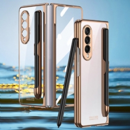 Skal Samsung Galaxy Z Fold 3 5G Transparent Med Gkk Stylushållare