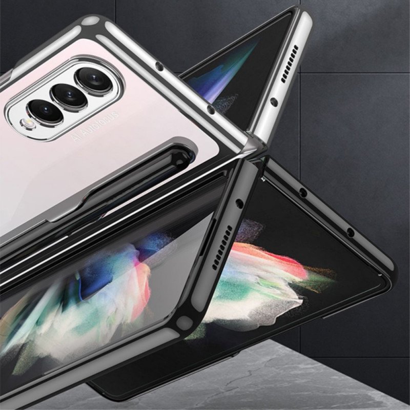 Skal Samsung Galaxy Z Fold 3 5G Transparent Med Gkk Stylushållare